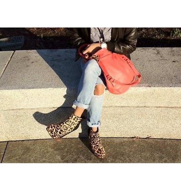 Kelsi Dagger Huette Leopard Wedge - Picture 7 of 8